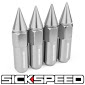 60MM Aluminum Lug Nuts 4PC 12X1.5