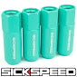 60MM ALUMINUM LUG NUTS 4PC 14X1.5-C-Dub Tech