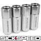 60MM ALUMINUM LUG NUTS 4PC 14X1.5-C-Dub Tech