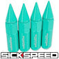 60MM ALUMINUM LUG NUTS 4PC 14X1.5-C-Dub Tech