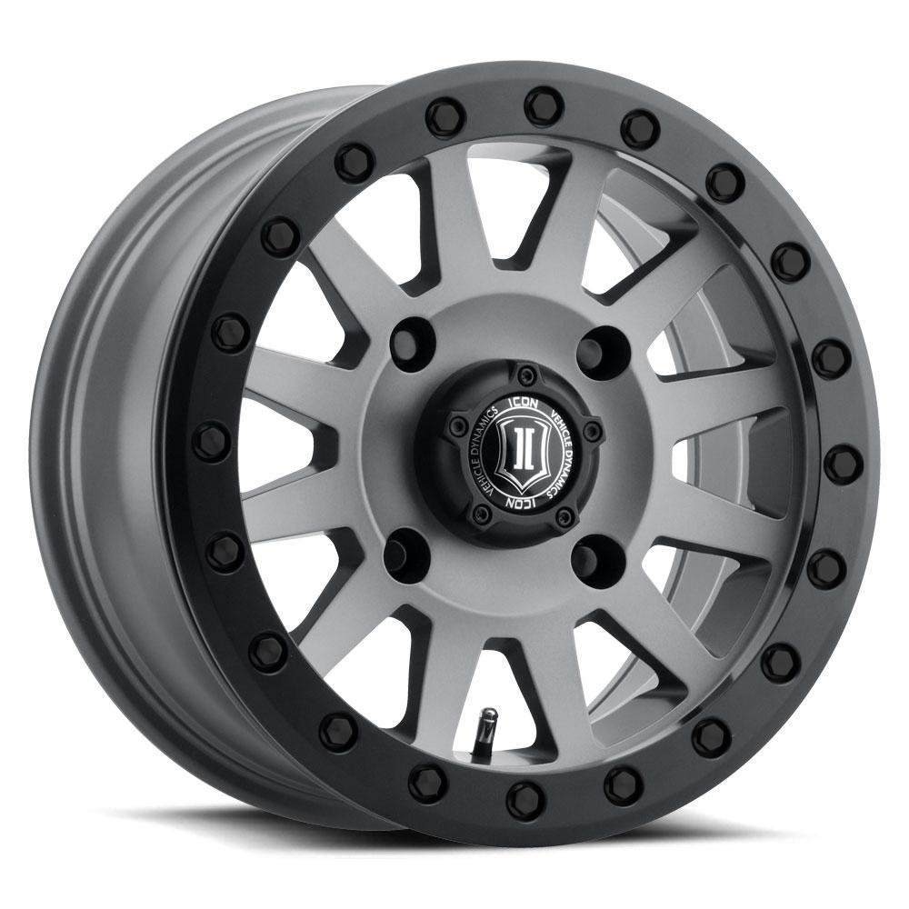 UTV Compression | 15" Titanium Finish UTV Wheel