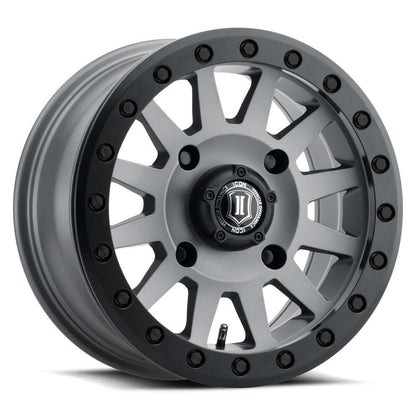 UTV Compression | 15" Titanium Finish UTV Wheel