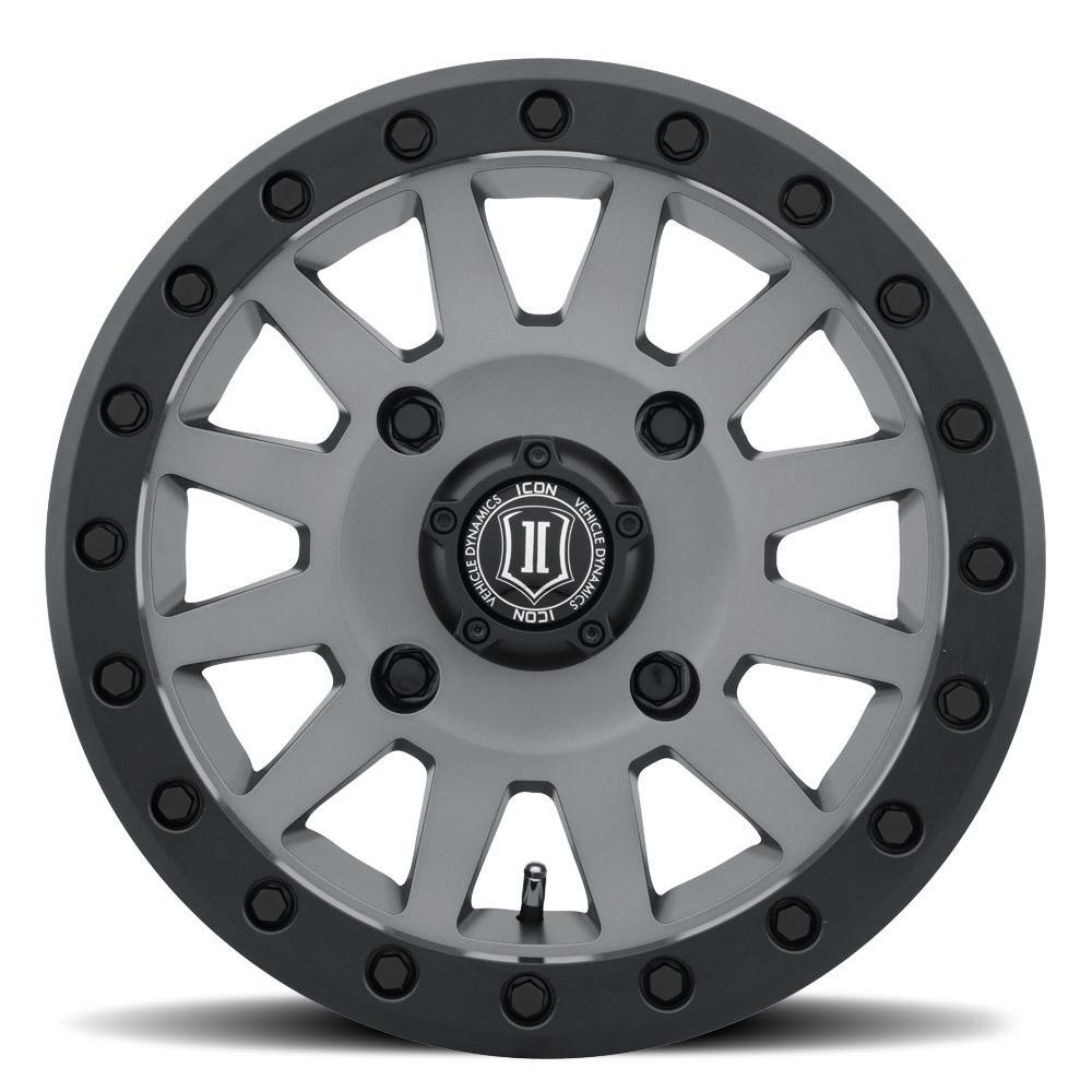 UTV Compression | 15" Titanium Finish UTV Wheel