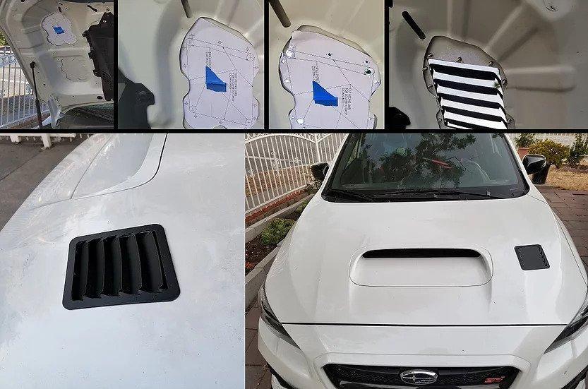 Verus Engineering Hood Louver Kit | 2015-2019 Subaru WRX / STI (A0053A)