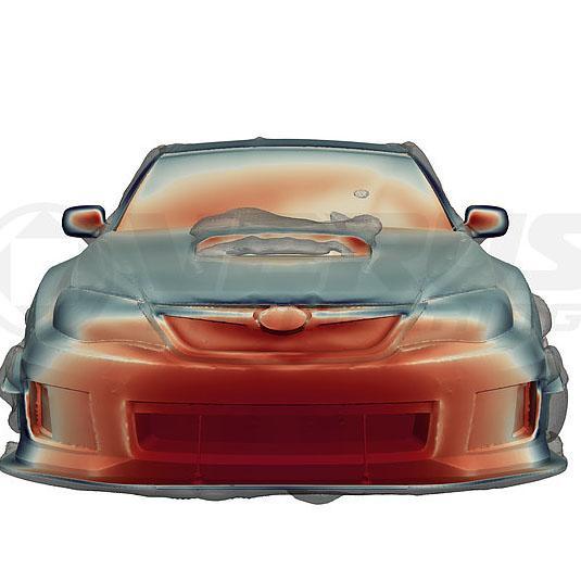Verus Engineering Hood Louvre Kit | 2008-2014 Subaru WRX/STI (A0212A)