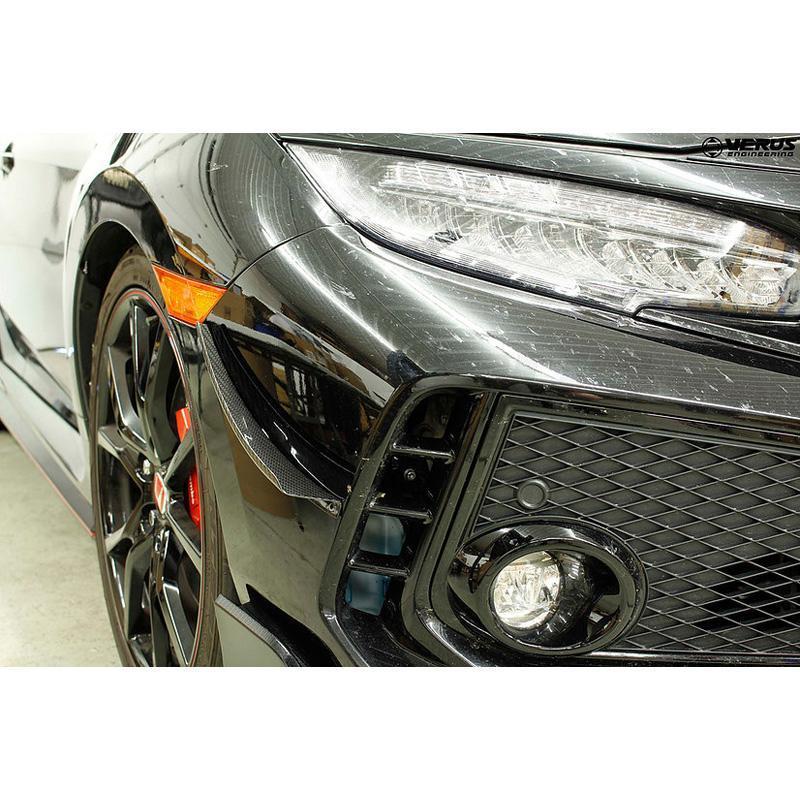 Verus Engineering Dive Planes / Canards | 2017-2021 Honda Civic Si/Type-R (A0185A)