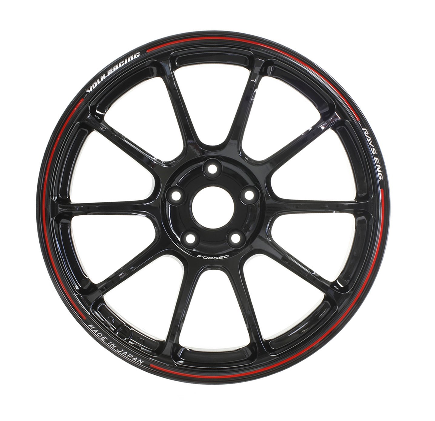 Volk ZE40 Time Attack 5x100 17" Black / REDOT Wheels