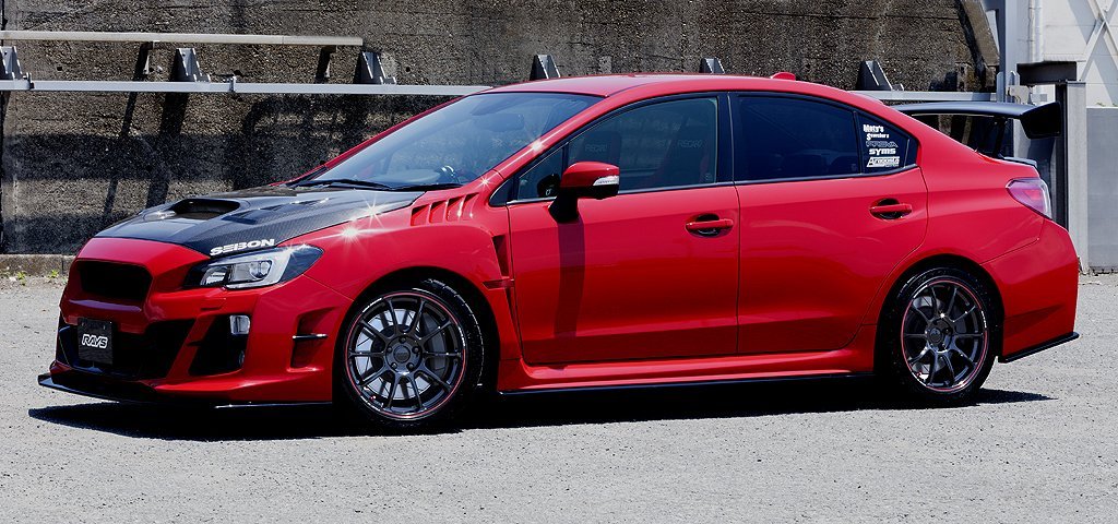 Volk ZE40 Time Attack 4x100 17" Black / REDOT Wheels