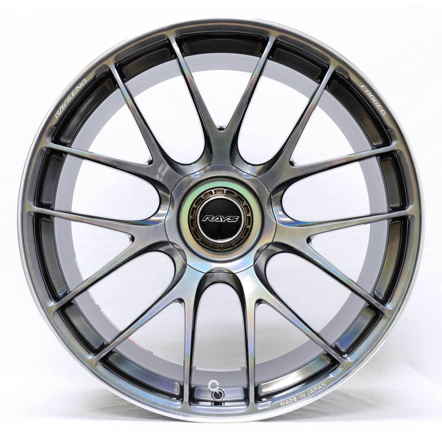 Volk G27 5x120 20x9.5" +25mm Offset Prism Light Silver Wheels