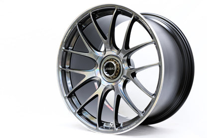 Volk G27 5x114.3 20x10.0" +35mm Offset Prism Light Silver Wheels