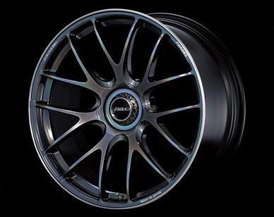 Volk G27 5x114.3 21x11.0" +15mm Offset Prism Dark Silver Wheels