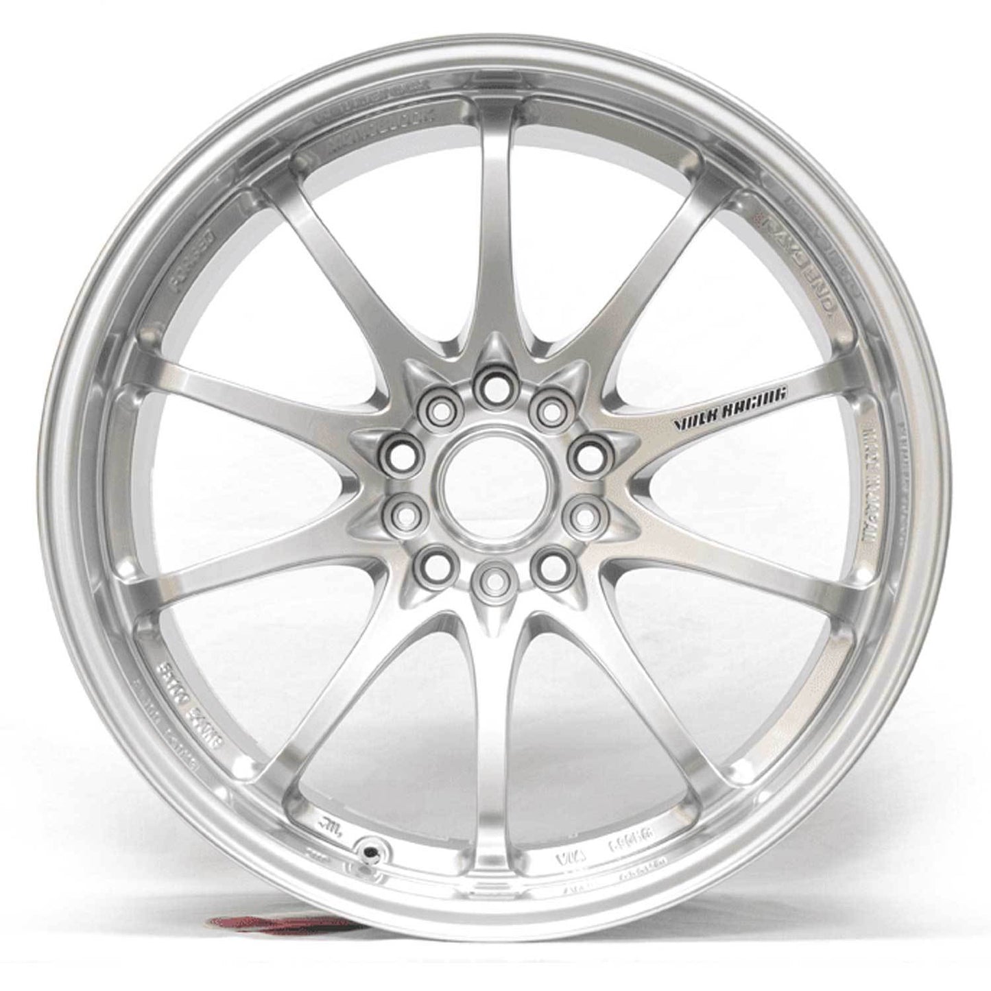 Volk CE28N 5x100 18x8.5" +44mm Offset Formula Silver Wheels