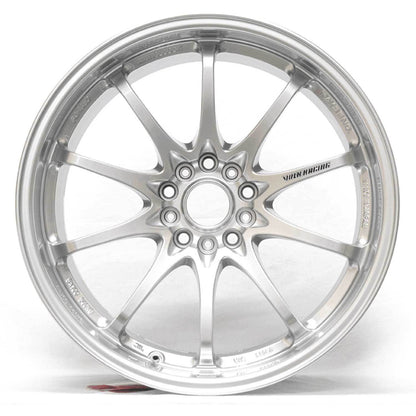 Volk CE28N 5x100 18x8.5" +44mm Offset Formula Silver Wheels