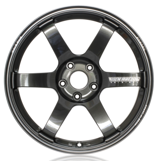 Volk TE37 Saga Diamond Dark Gunmetal Wheel SET 18x9.5/5x114.3/+38 Offset (WVDGX38EDX)