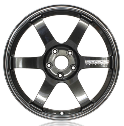 Volk TE37 Saga Diamond Dark Gunmetal Wheel SET 18x9.5/5x114.3/+38 Offset (WVDGX38EDX)