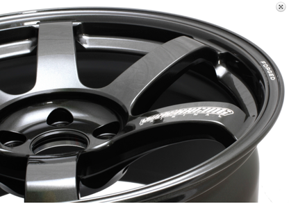 Volk TE37 Saga Diamond Dark Gunmetal Wheel SET 18x9.5/5x114.3/+38 Offset (WVDGX38EDX)