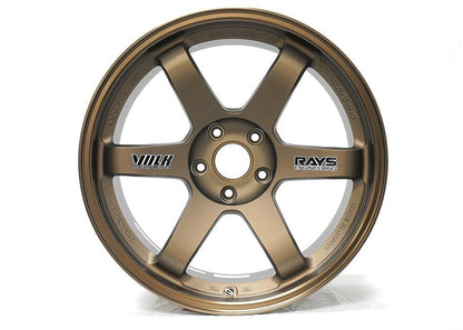 Volk TE37 5x114.3 18x8.5" +40mm Offset Bronze Wheels