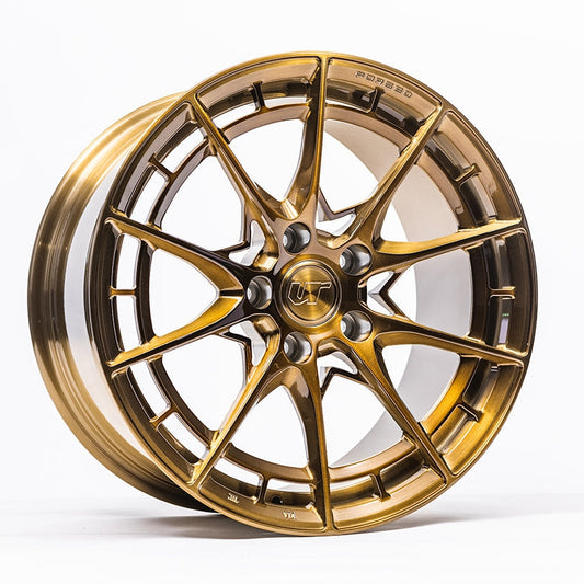 VR Forged D03-R Wheel Brushed Gold 18x9.5 +45mm 5x120 - VR-D03R-1895-45-5120-BRSG