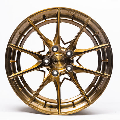 VR Forged D03-R Wheel Brushed Gold 18x9.5 +45mm 5x120 - VR-D03R-1895-45-5120-BRSG