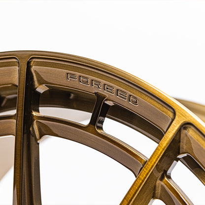 VR Forged D03-R Wheel Brushed Gold 18x9.5 +45mm 5x120 - VR-D03R-1895-45-5120-BRSG