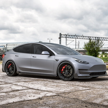 VR Forged D03-R Wheel Matte Black 20x9 +35mm 5x114.3 - VR-D03R-2090-35-51143-MBLK