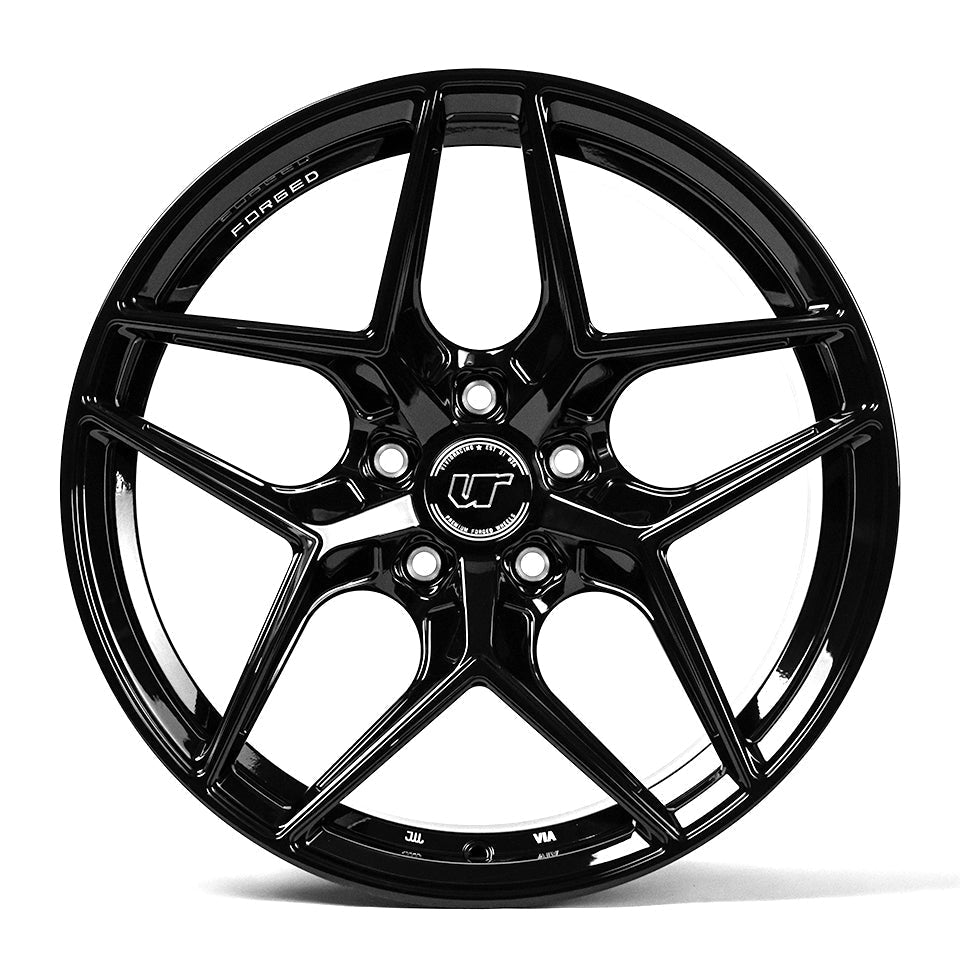 VR Forged D04 Wheel Gloss Black 19x10.5 +44mm 5x120 - VR-D04-19105-44-5120-GBLK