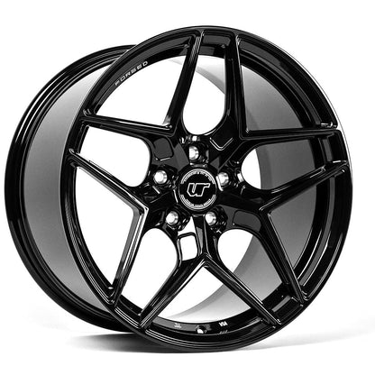 VR Forged D04 Wheel Gloss Black 19x10.5 +44mm 5x120 - VR-D04-19105-44-5120-GBLK