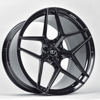 VR Forged D04 Wheel Gloss Black 20x9 +32mm 5x112 - VR-D04-2090-32-5112-GBLK