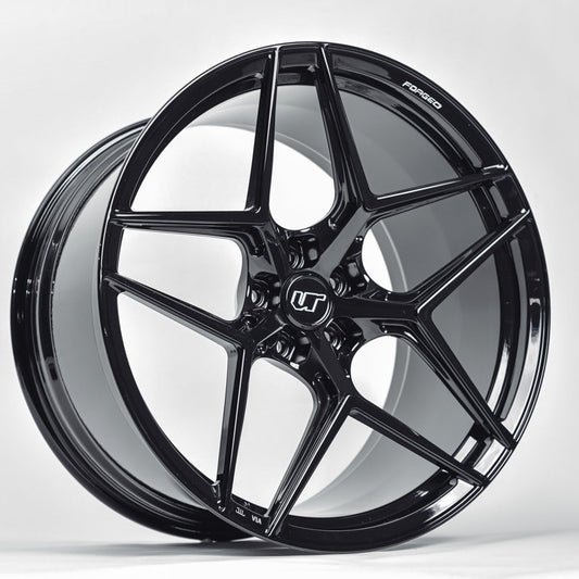 VR Forged D04 Wheel Gloss Black 20x9 +32mm 5x112 - VR-D04-2090-32-5112-GBLK