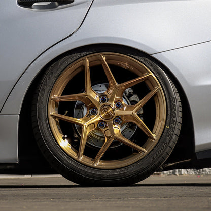 VR Forged D04 Wheel Gloss Gold 18x9.5 +40mm 5x114.3 - VR-D04-1895-40-51143-GGLD