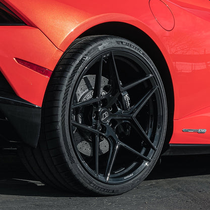 VR Forged D04 Wheel Matte Black 20x9.5 +20mm 5x120 - VR-D04-2095-20-5120-MBLK