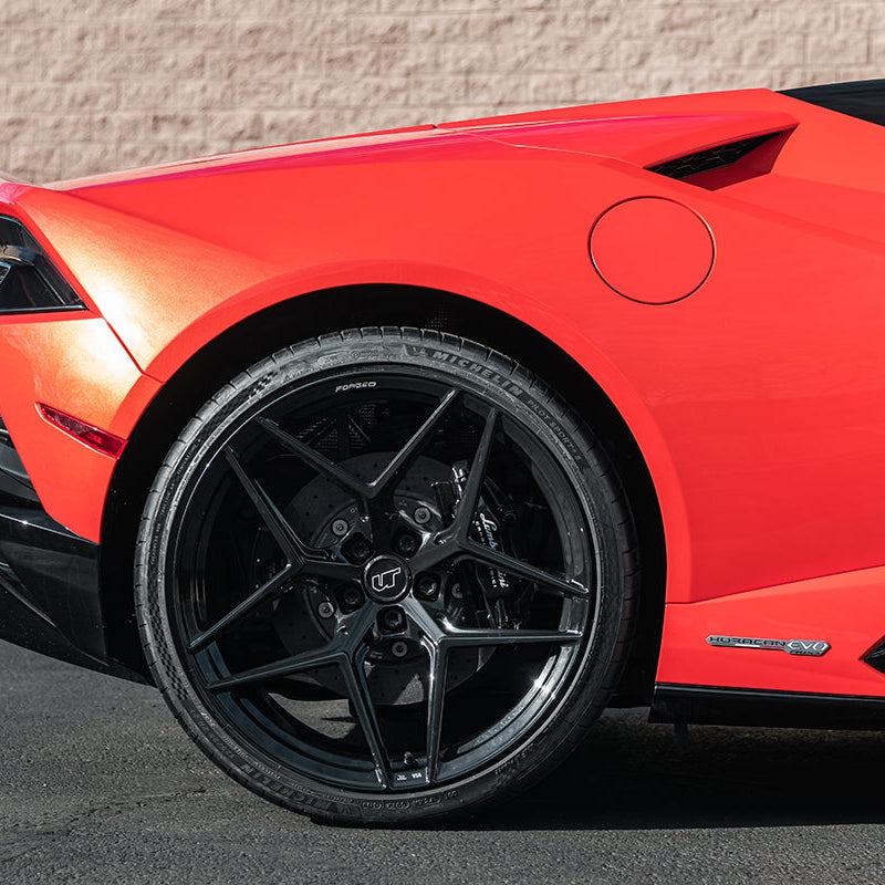 VR Forged D04 Wheel Gloss Black 21x12 +35mm 5x112 - VR-D04-2112-35-5112-GBLK