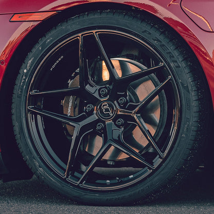 VR Forged D04 Wheel Matte Black 20x11 +37mm 5x120 - VR-D04-2011-37-5120-MBLK