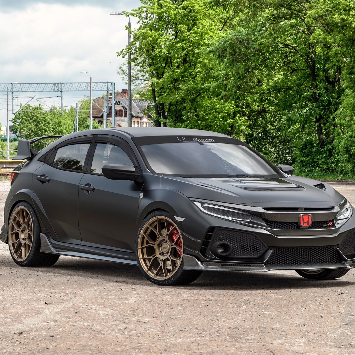 VR Forged D09 Wheel Satin Bronze 18x9.5 +45mm 5x120 - VR-D09-1895-45-5120-SBZ