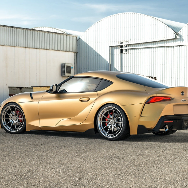 VR Forged D03-R Wheel Hyper Black 20x11 +43mm 5x112 - VR-D03R-2011-43-5112-HBLK