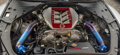 Boost Logic Titanium Upper Intercooler Pipes Nissan R35 GTR 09+-C-Dub Tech