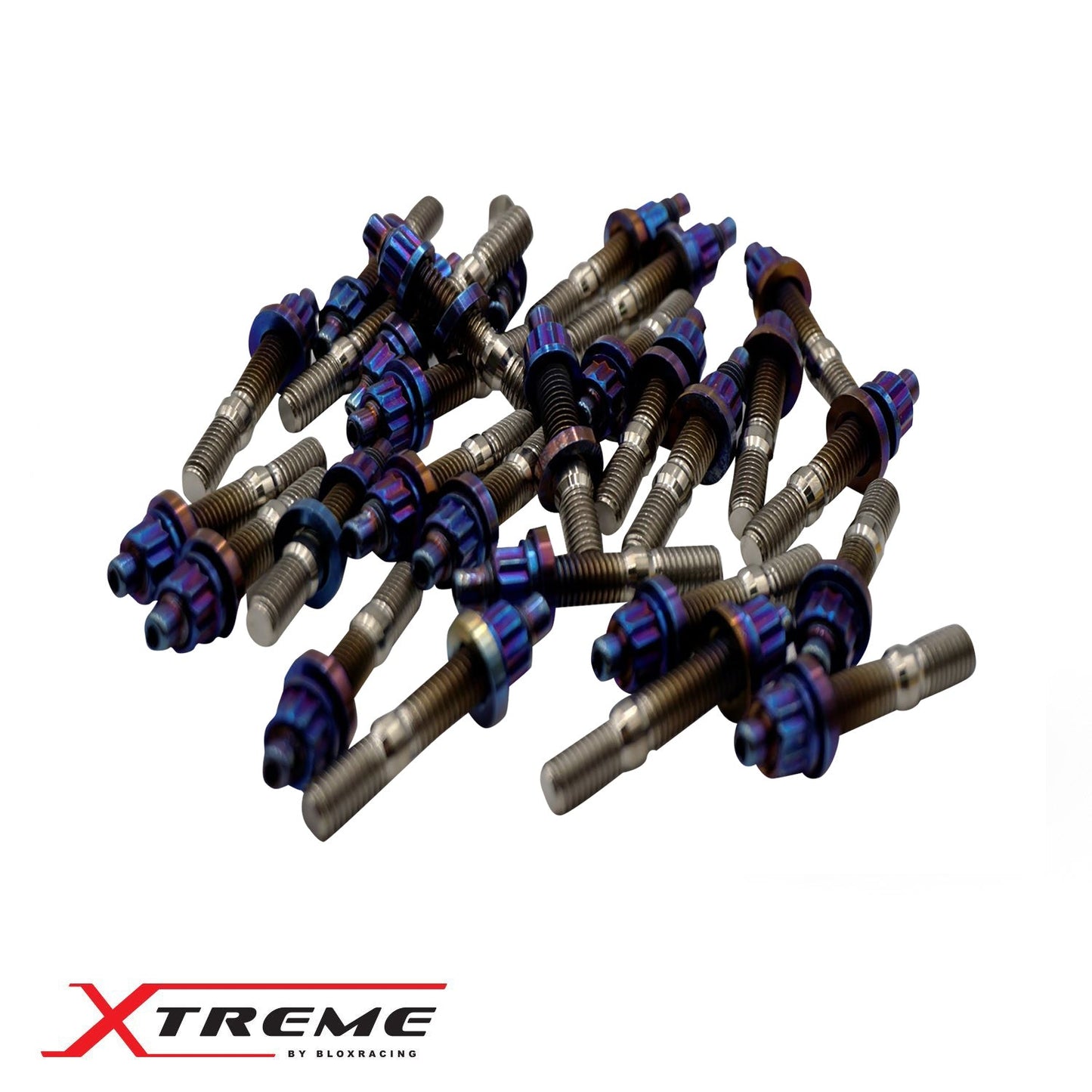 Xtreme Titanium Intake/Exhaust Manifold Studs - Raw and Burnt