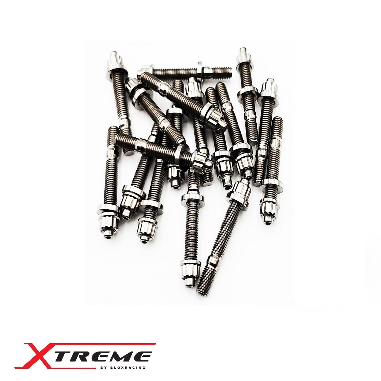 Xtreme Titanium Intake/Exhaust Manifold Studs - Raw and Burnt